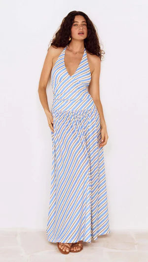 Sancia Halter Neck Midi Dress