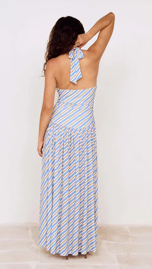 Sancia Halter Neck Midi Dress