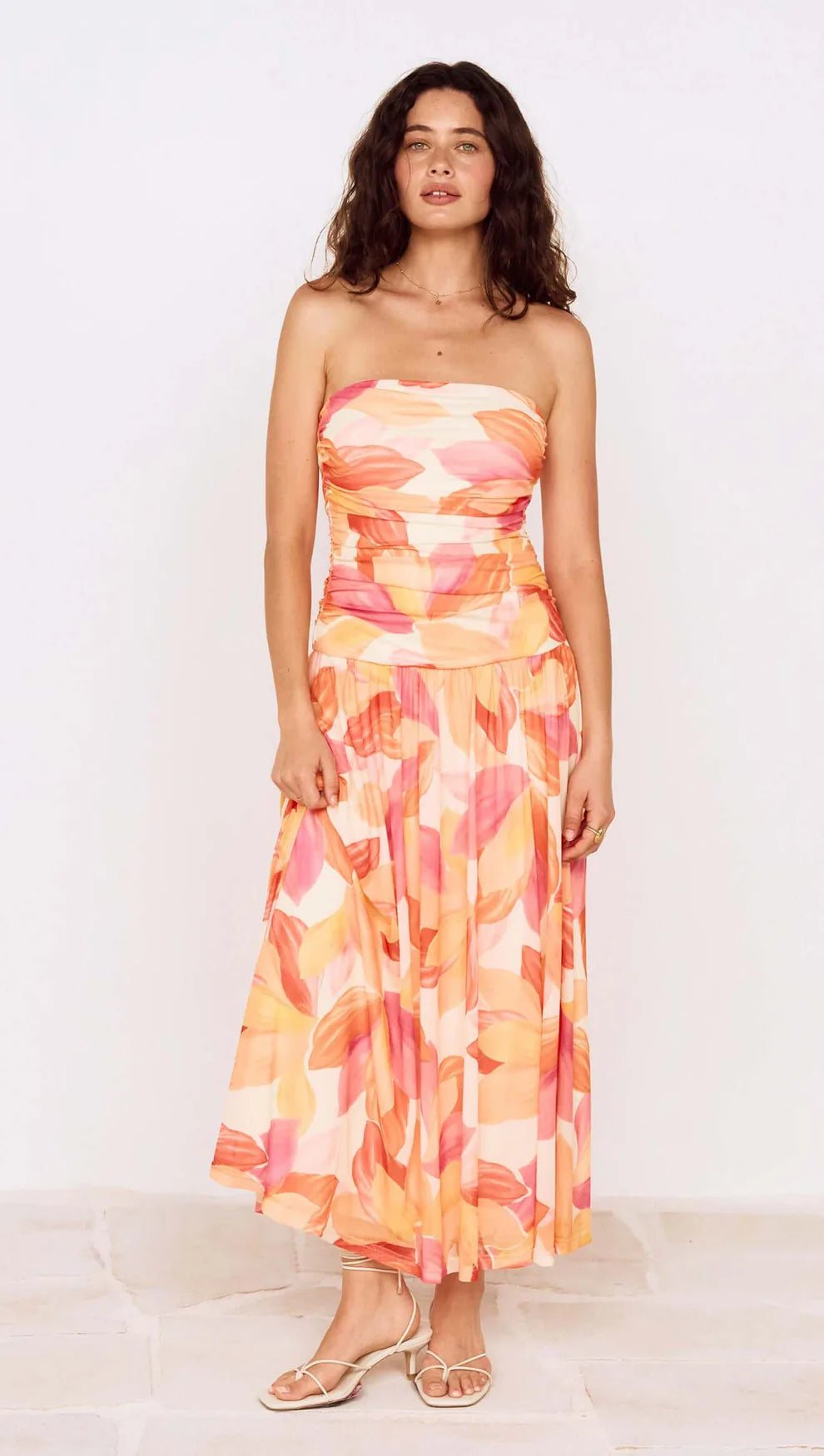 Solana Mesh Midi Dress
