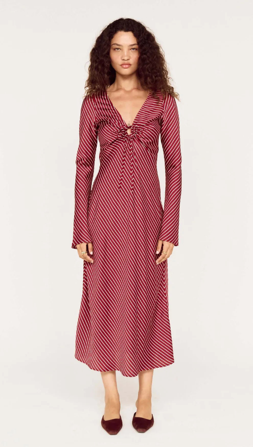 Leni Bias Midi Dress
