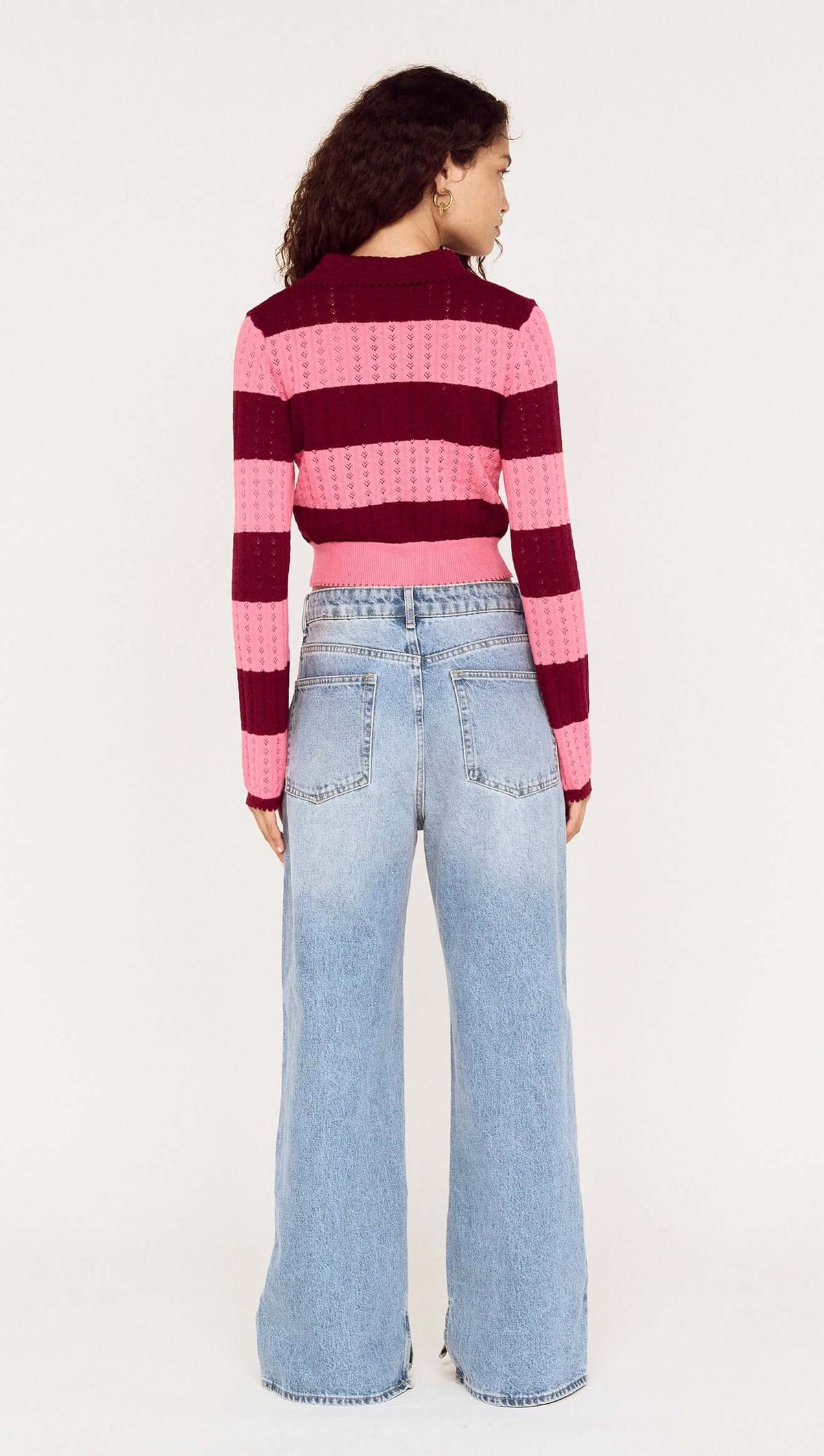 Lourdes Stripe Cardigan