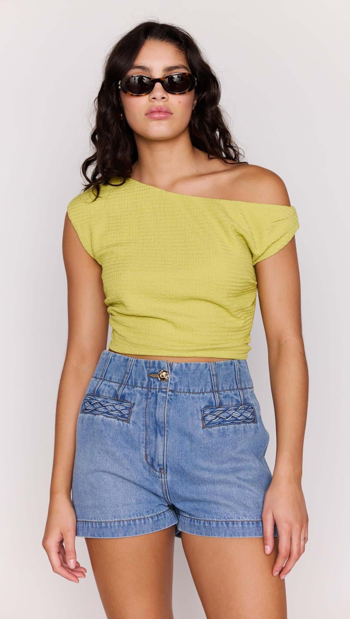 Phoebe Denim Shorts