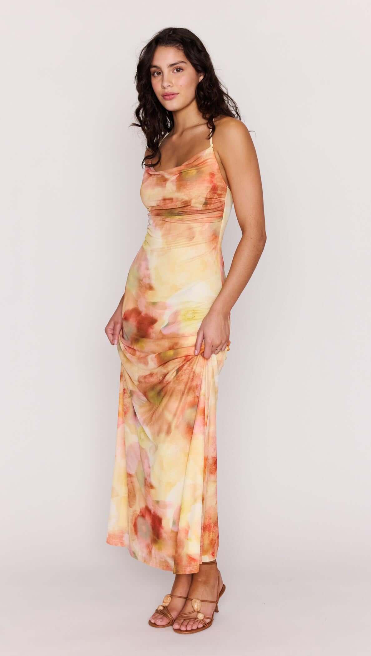 Aria Mesh Maxi Dress