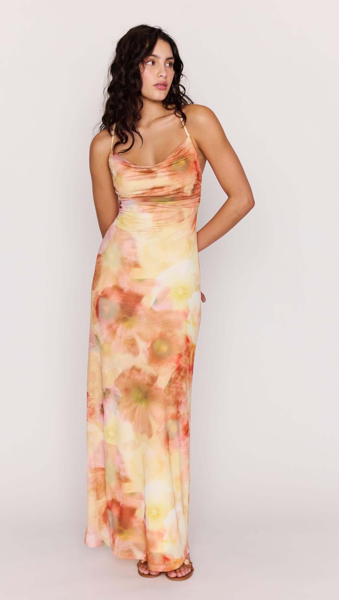 Aria Mesh Maxi Dress