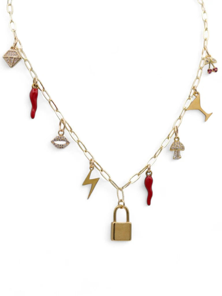 Sugar and Spice Charm Necklace