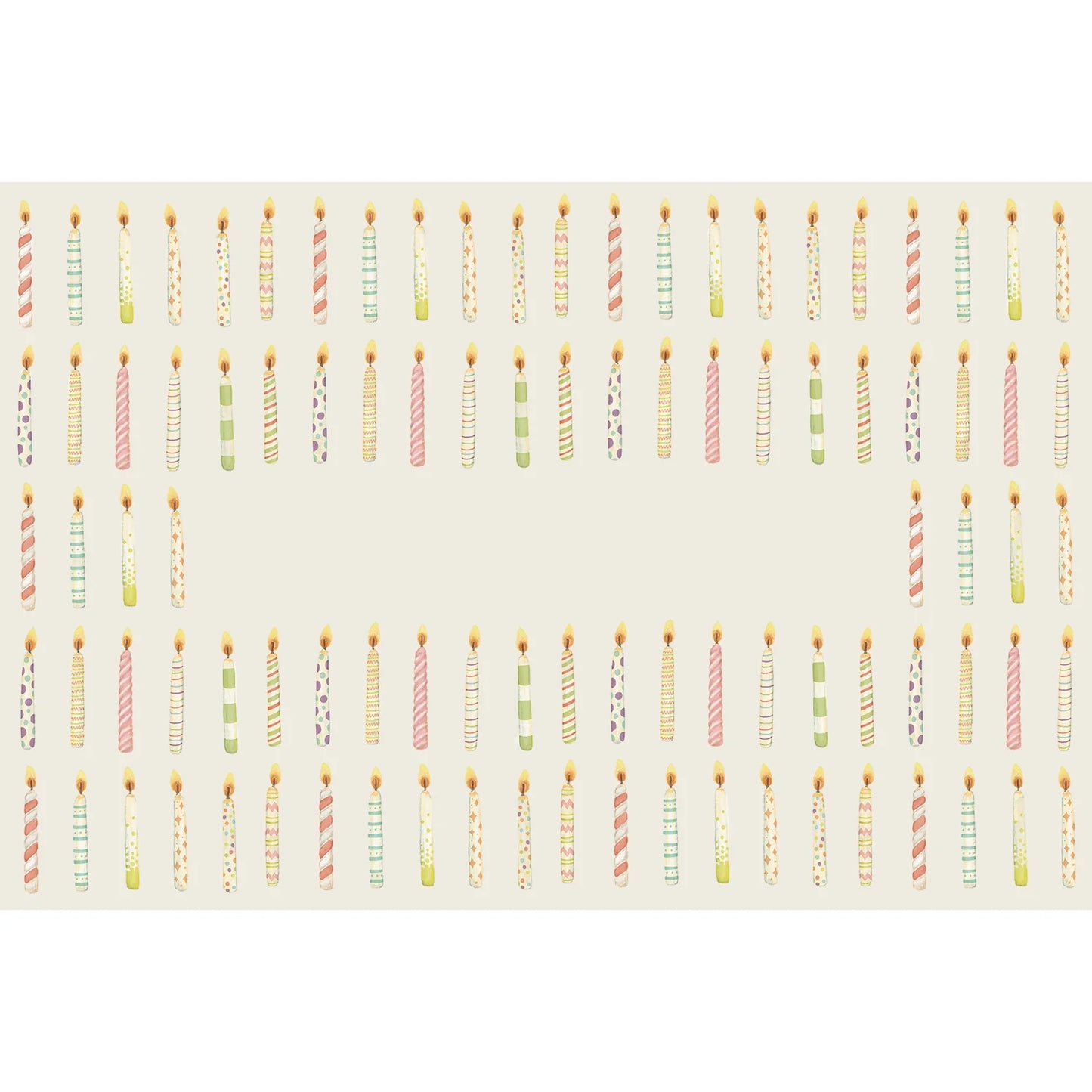 Birthday Candles Personalized Placemat Regular price
