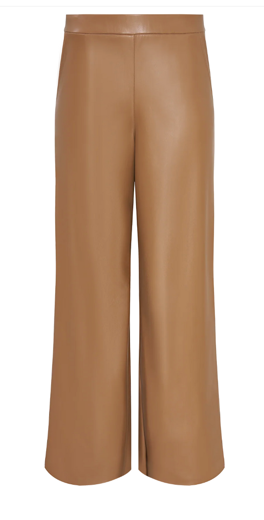 Leather Camel Pants