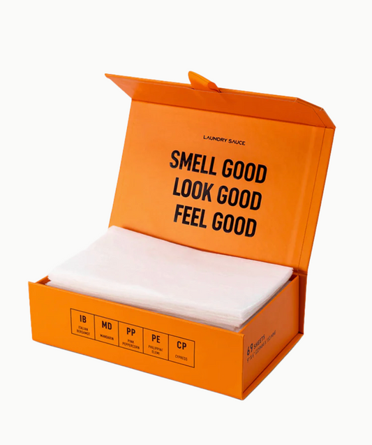 Italian Burgamot Luxury Scented Dryer Sheets