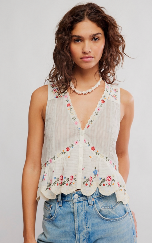 Ellis Embroidered Blouse