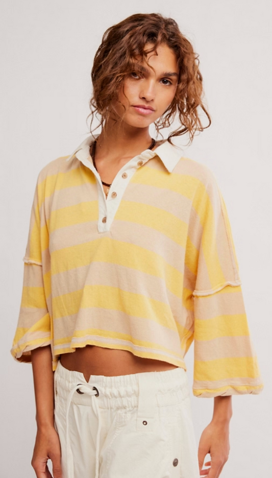 Auggie Tee in Oat Latte