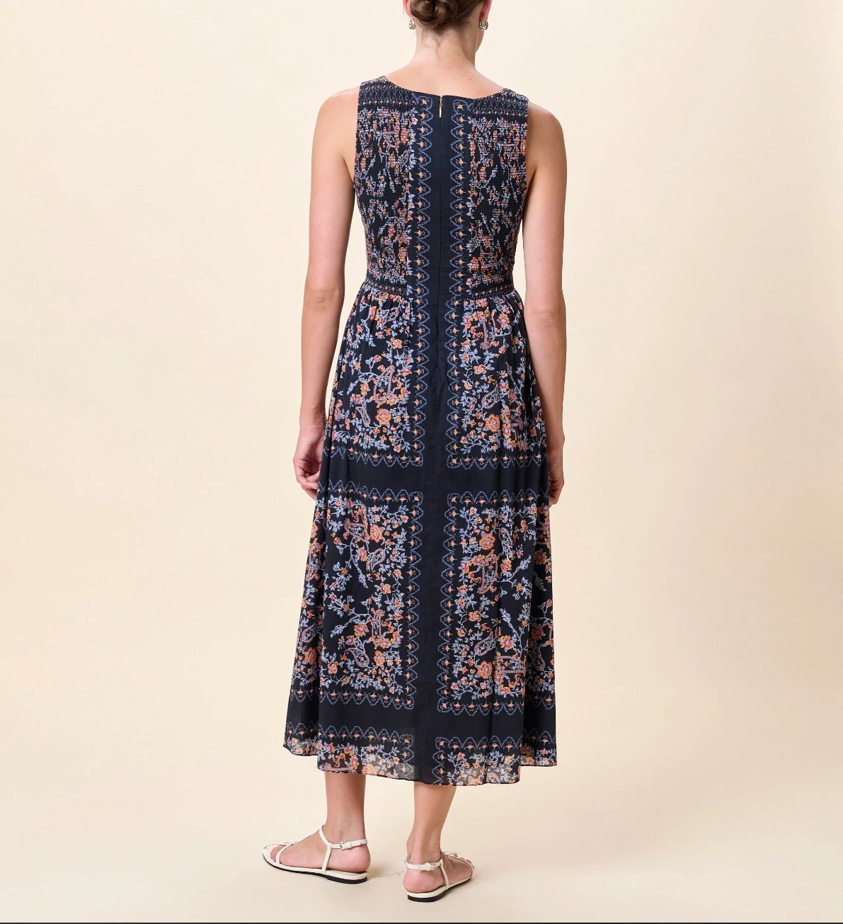 Constance Ankle Dress | Dark La Ramos