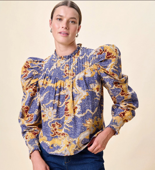 Irina Blouse | Blue Castello