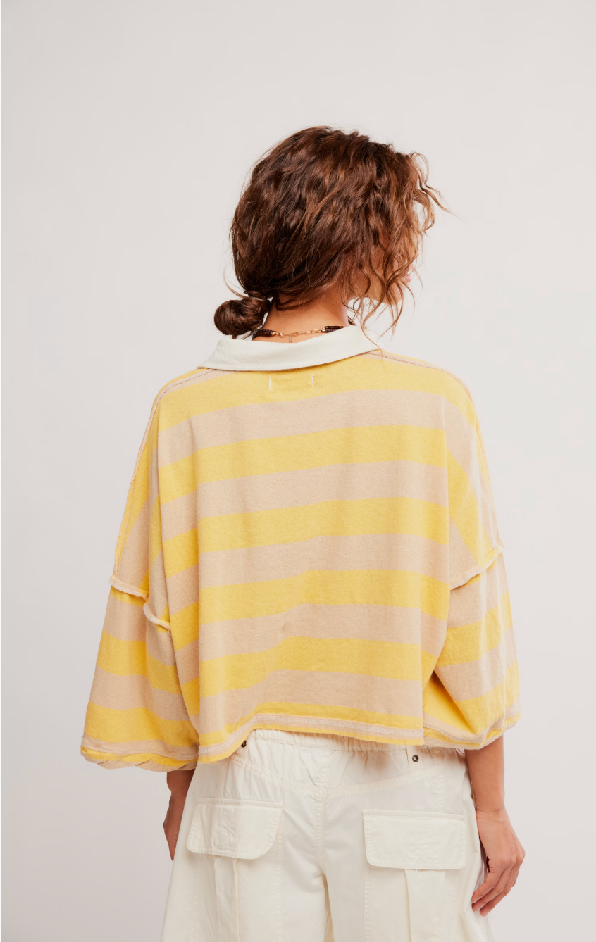 Auggie Tee in Oat Latte