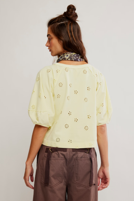 Jessie Eyelet Tee