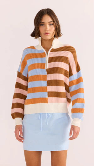 Skye Splice Stripe Sweater