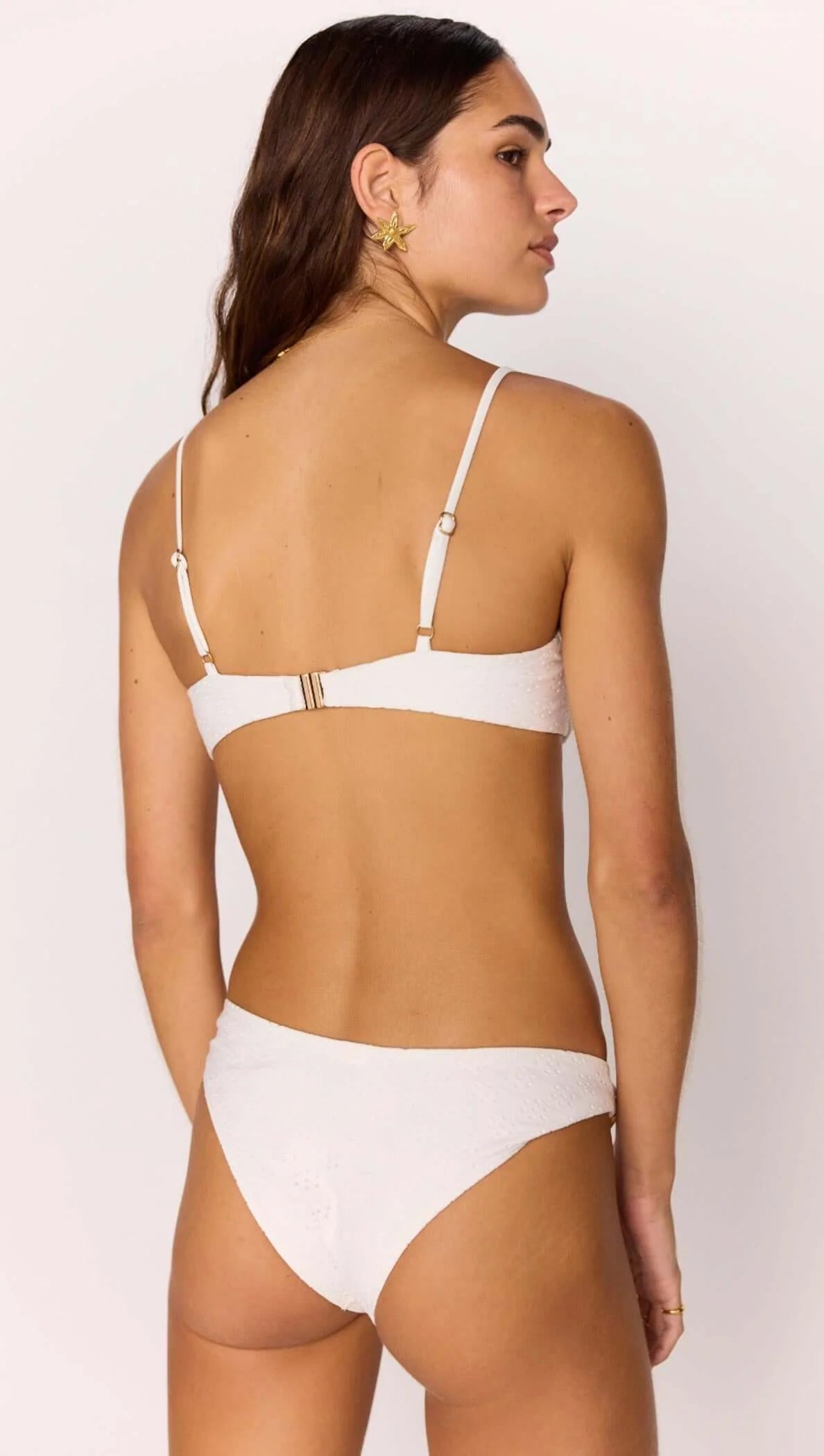 Pippa White Broderie Bikini Set