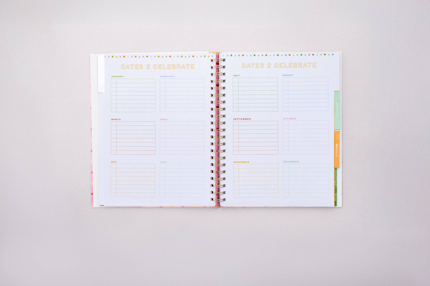 Weekly Undated Planner (Semi-Concealed), Ready for Anything