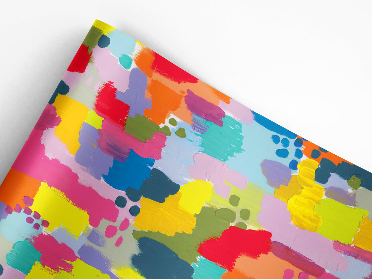 Happy Paint Wrap | Wrapping Paper | Gift Wrap | Painterly