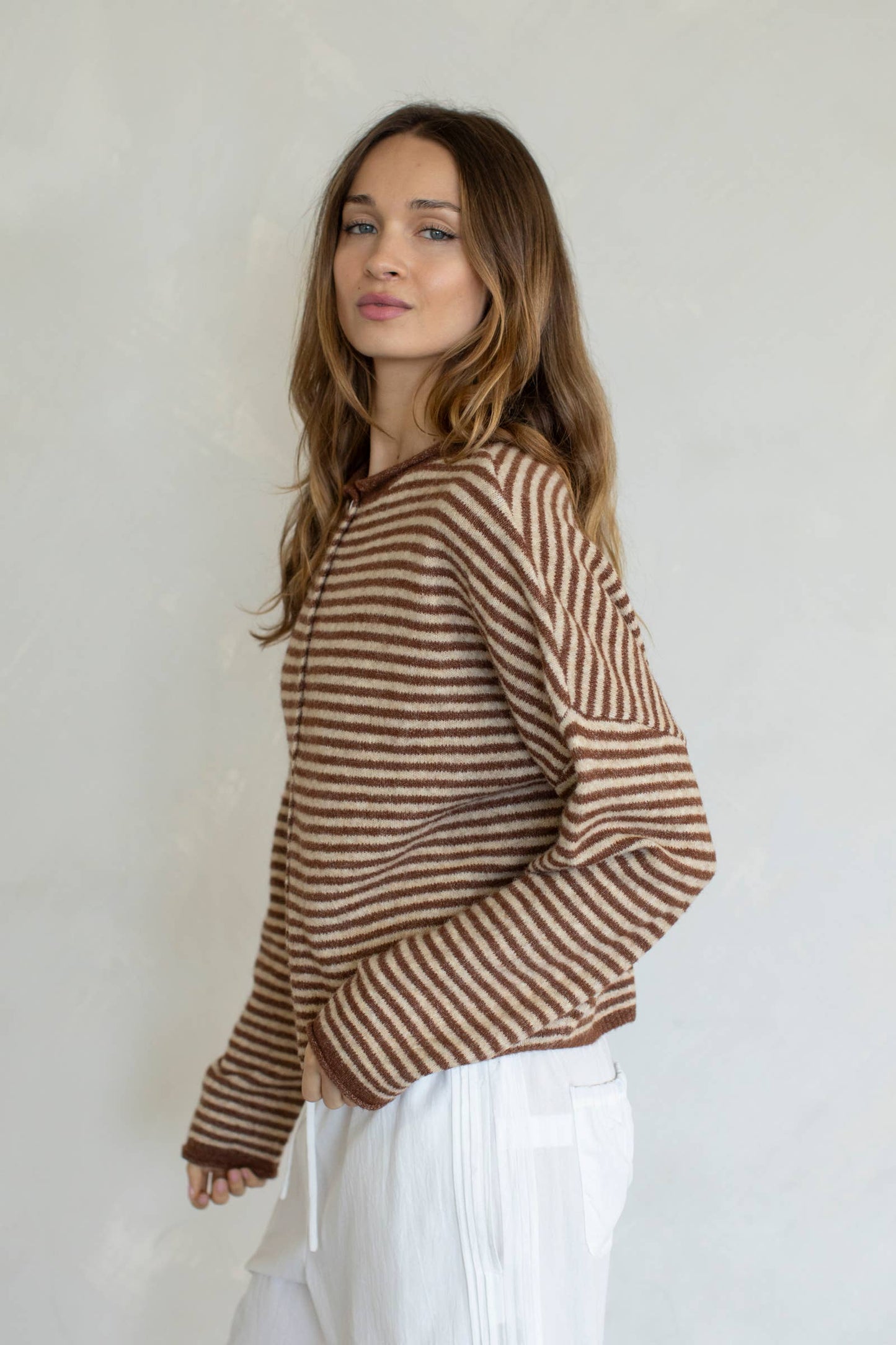 Piper Cardigan - Mini Striped