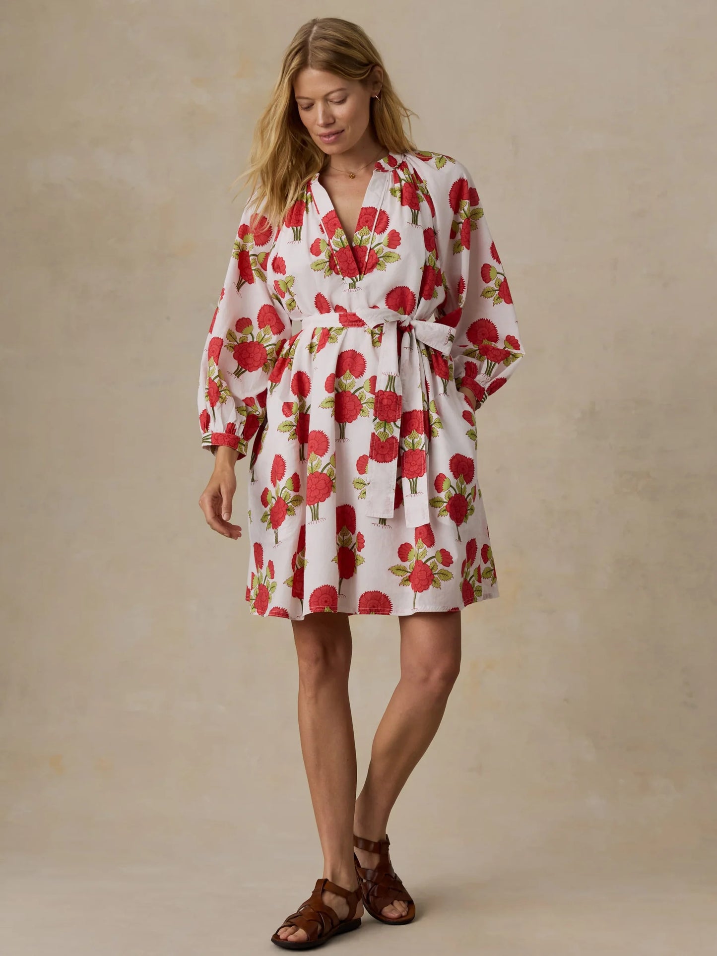 Voile Kaia Mini Dress - Bloom Poem
