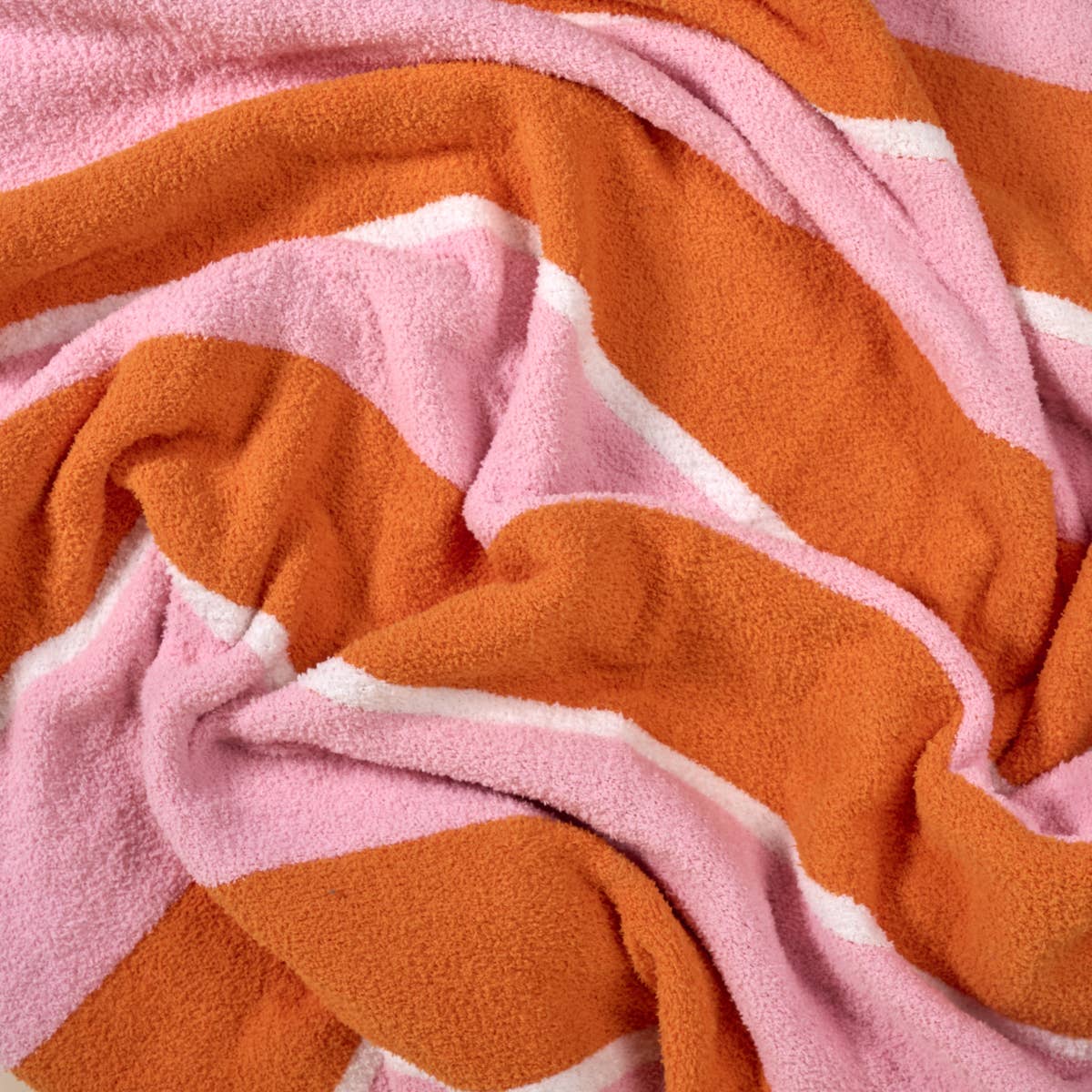 Cozy Dreams Luxe Blanket–Sicily Stripes Pink