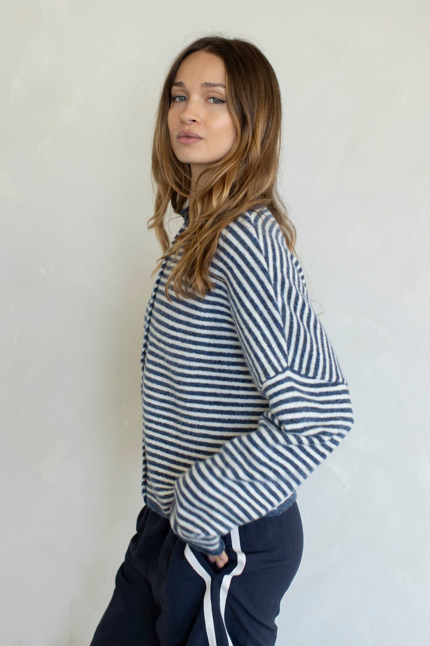 Piper Cardigan - Mini Striped