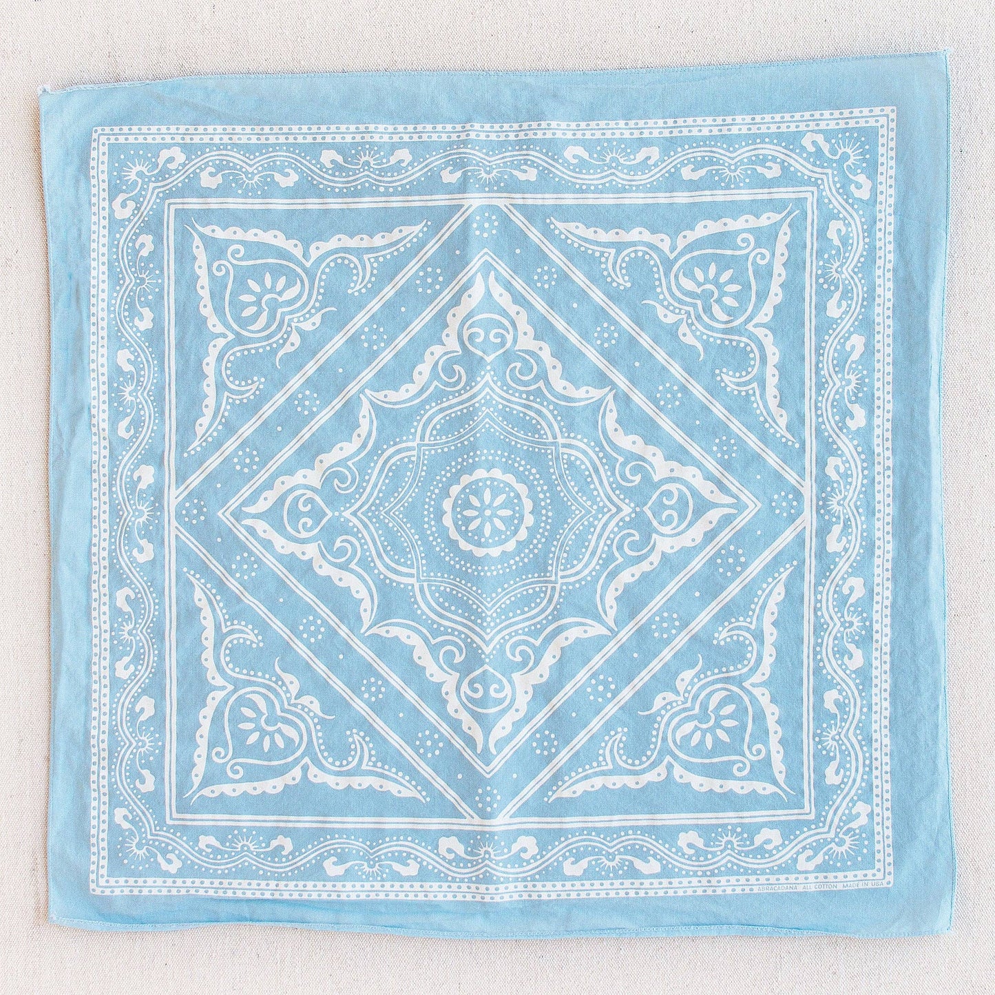 Light Blue Western Bandana