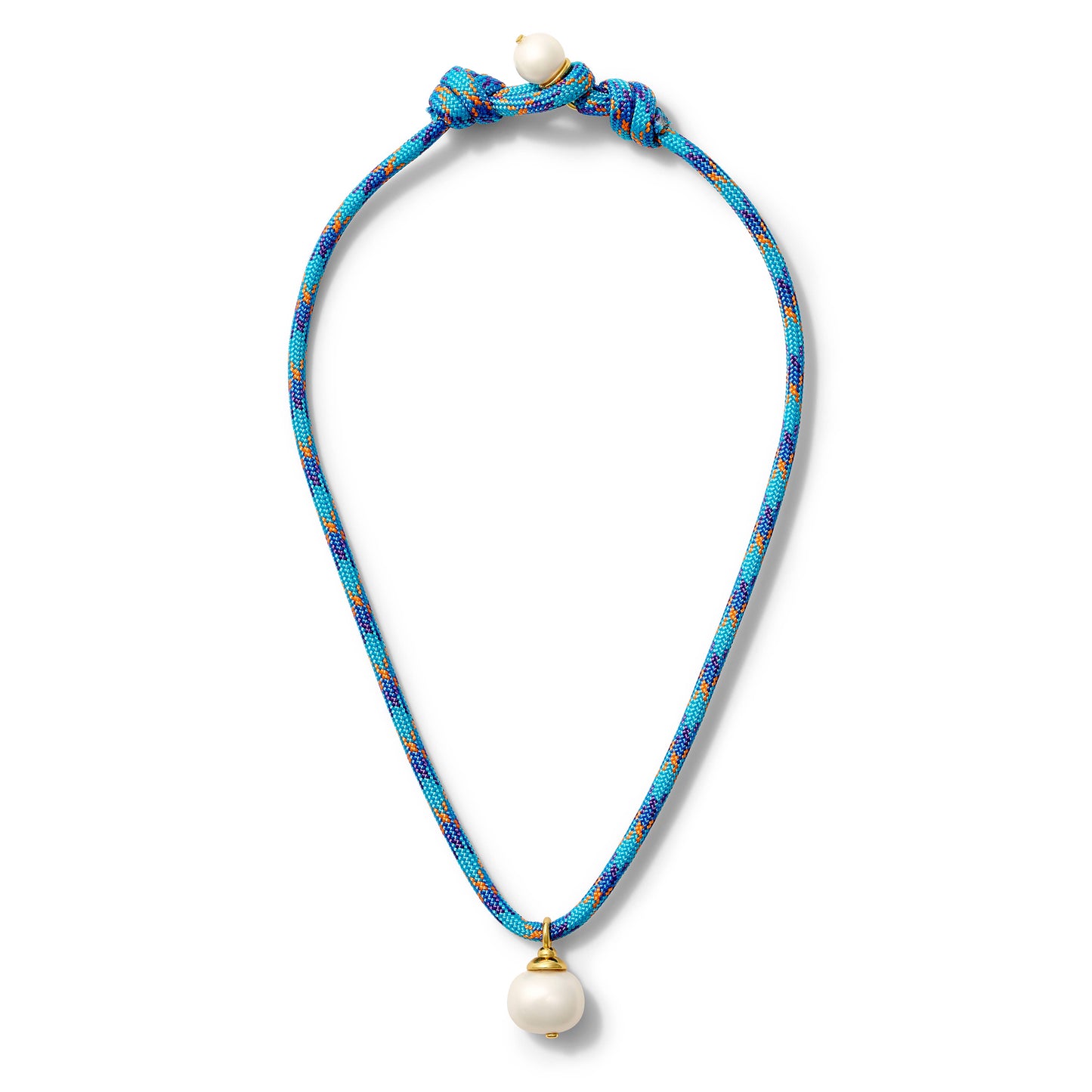 The Paracord + Pebble Pearl Pendant
