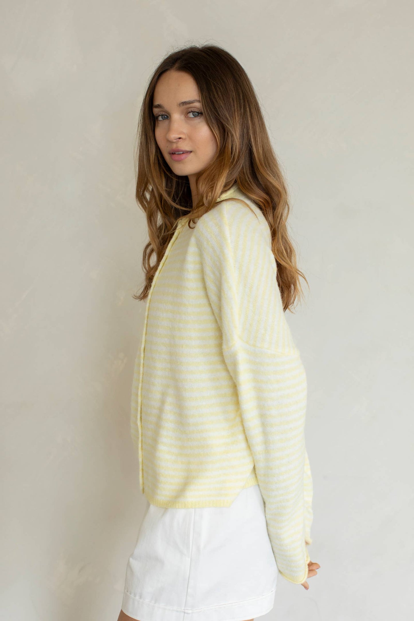 Piper Cardigan - Mini Striped