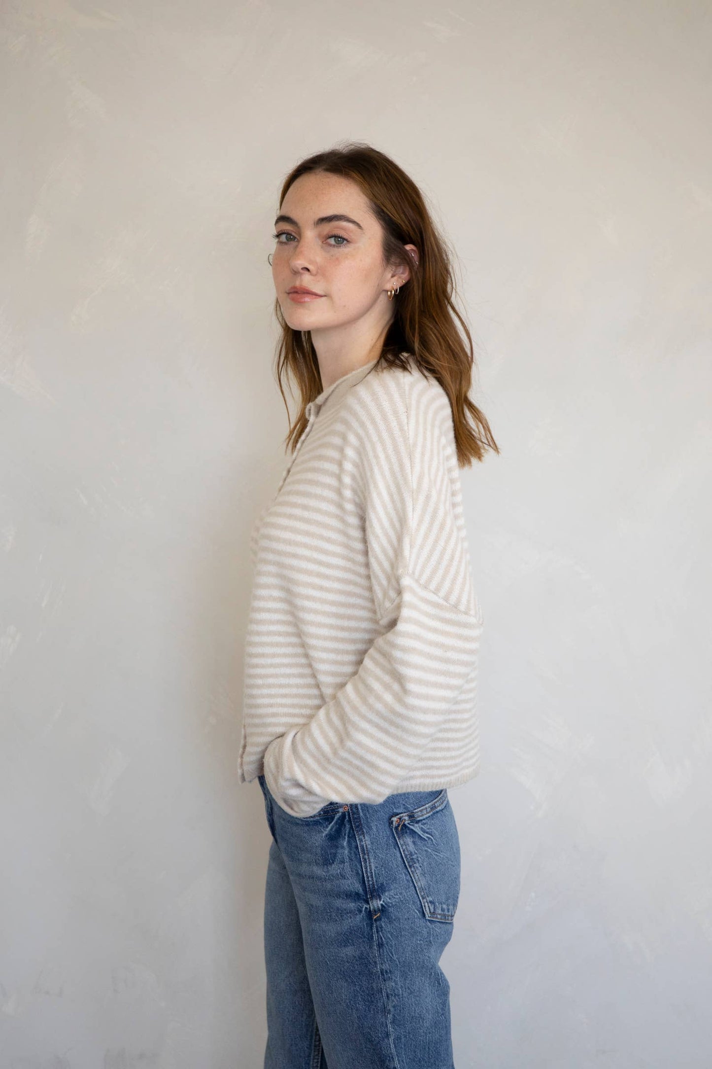 Piper Cardigan - Mini Striped