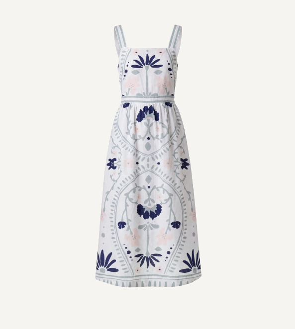 Carmen Midi Dress | Liliana Blue Sur