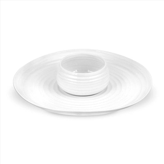 Sophie Conran White 2-piece Chip & Dip