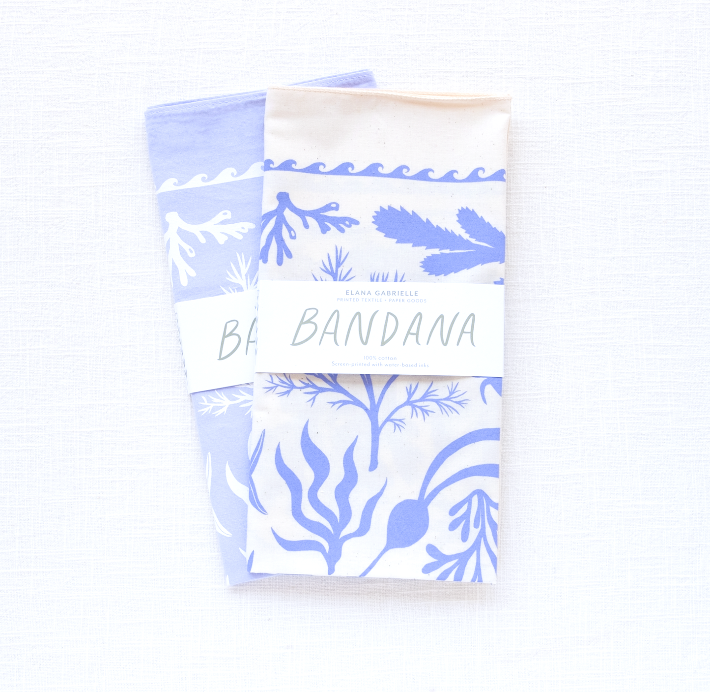 Tides Bandana - Coastal Textile, Nature-Inspired Gift