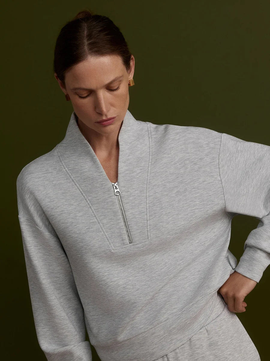 Davidson Sweatshirt | Light Grey Marl