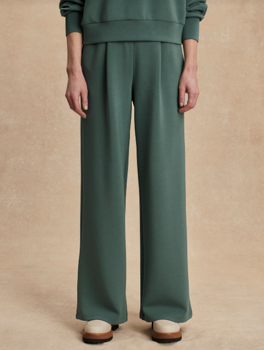 The Extra Wide Leg Pant 29.5 in Dark Forest