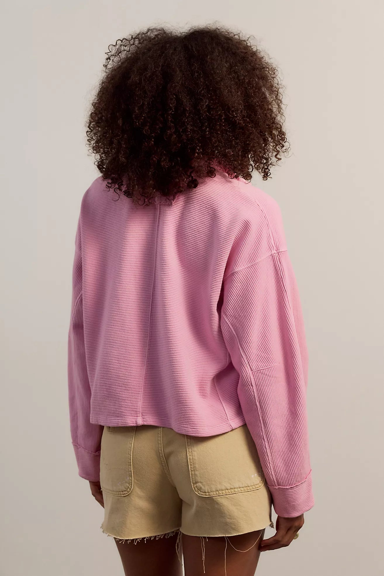 We The Free Celeste Quarter Zip - Hummingbird Pink