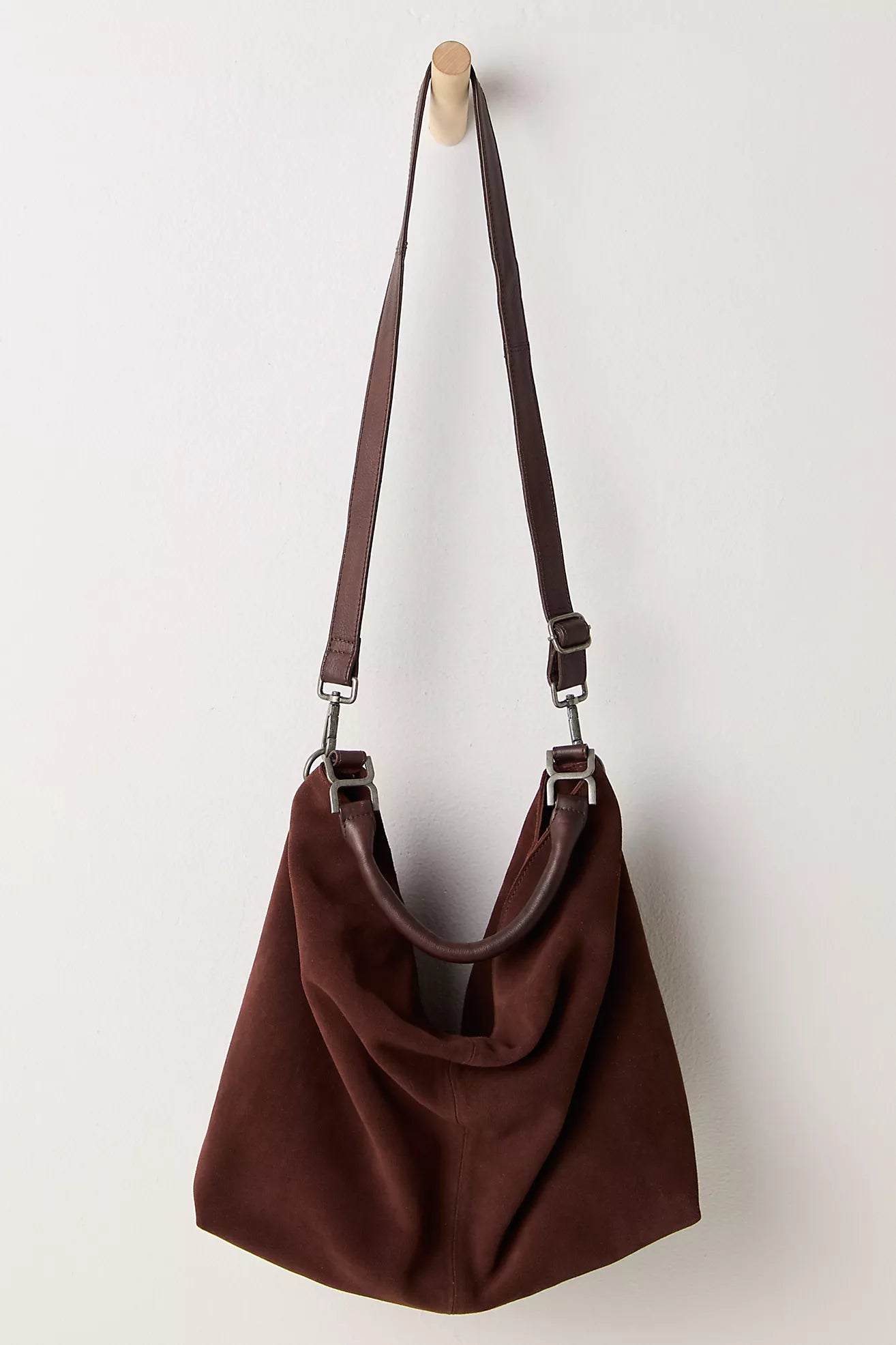 Suzie Suede Slouchy Tote Bag Espresso