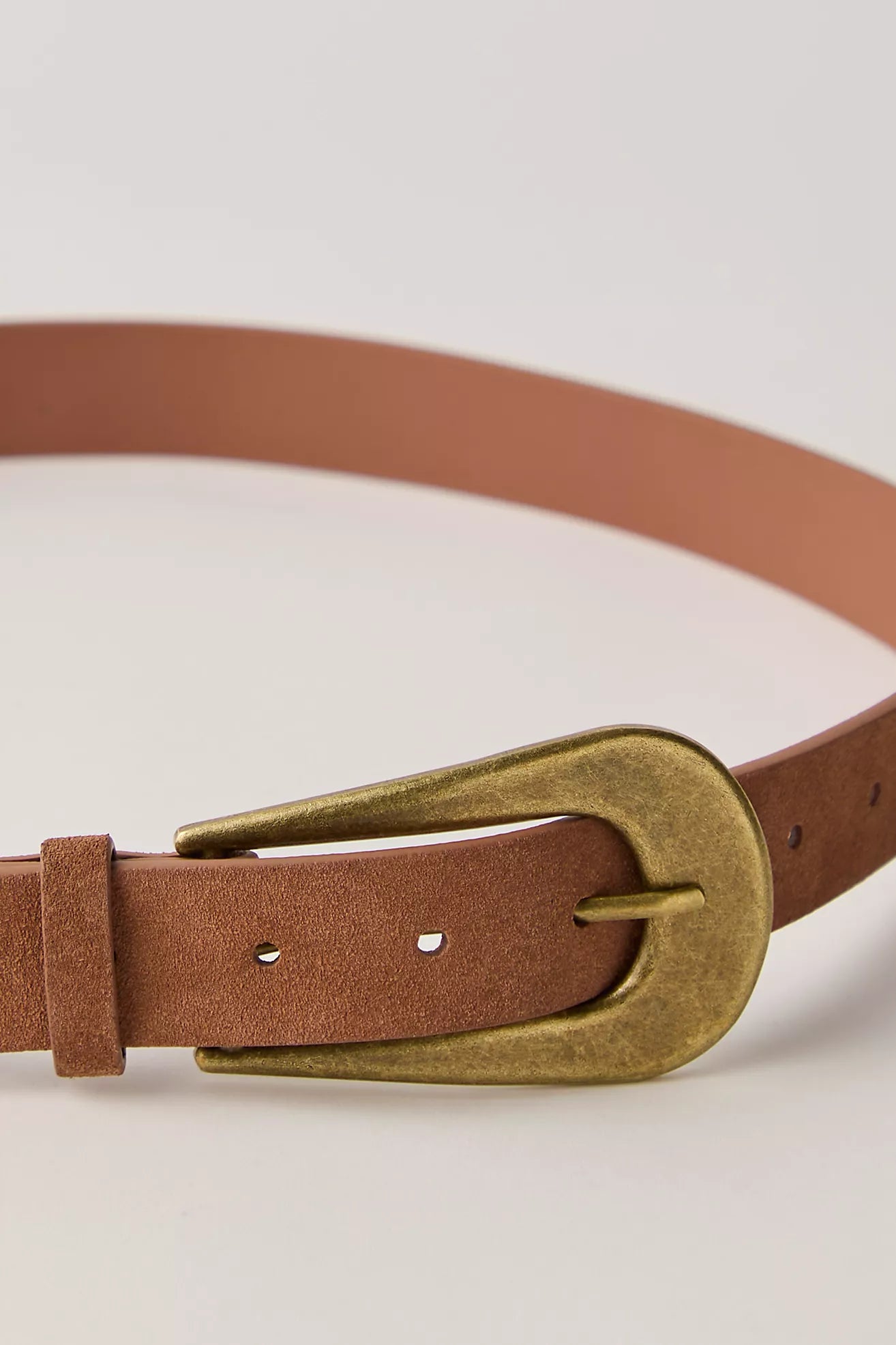 Cannon Suede Belt Cognac