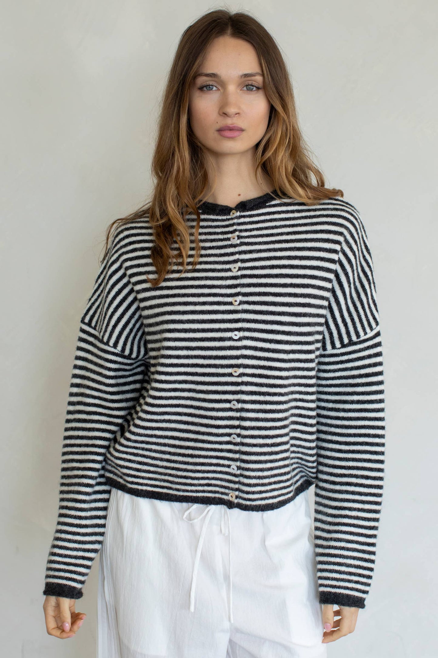 Piper Cardigan - Mini Striped