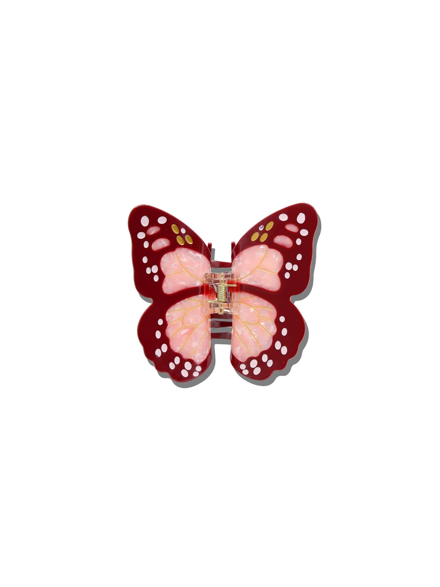 Hand-painted Mini Monarch Butterfly Claw Hair Clip | Eco-Friendly