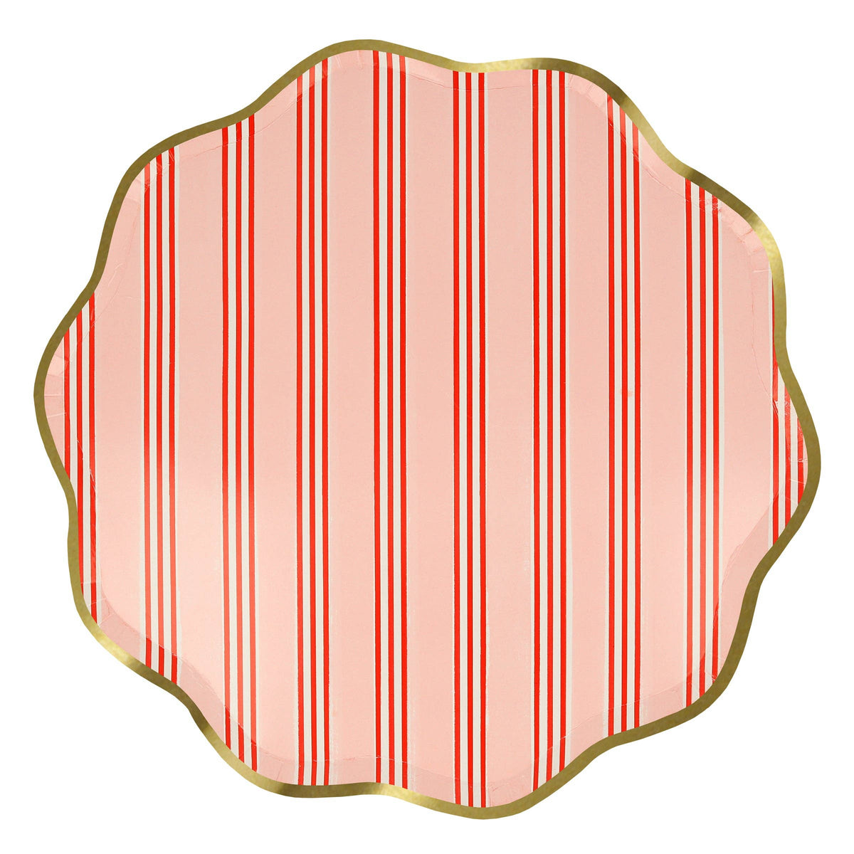 Festive Stripe Dinner Plates