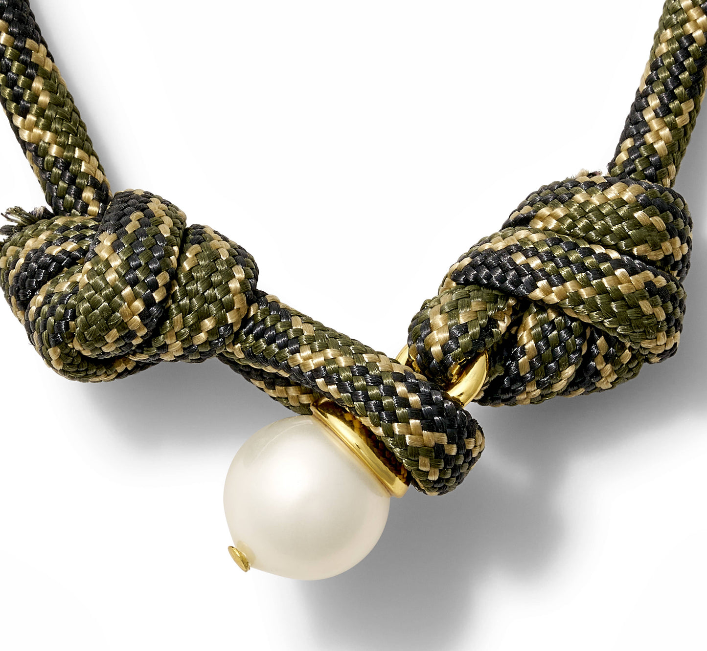 The Paracord + Pebble Pearl Pendant