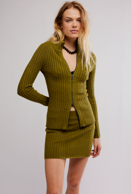 Eliza Mini Skirt Sweater Set