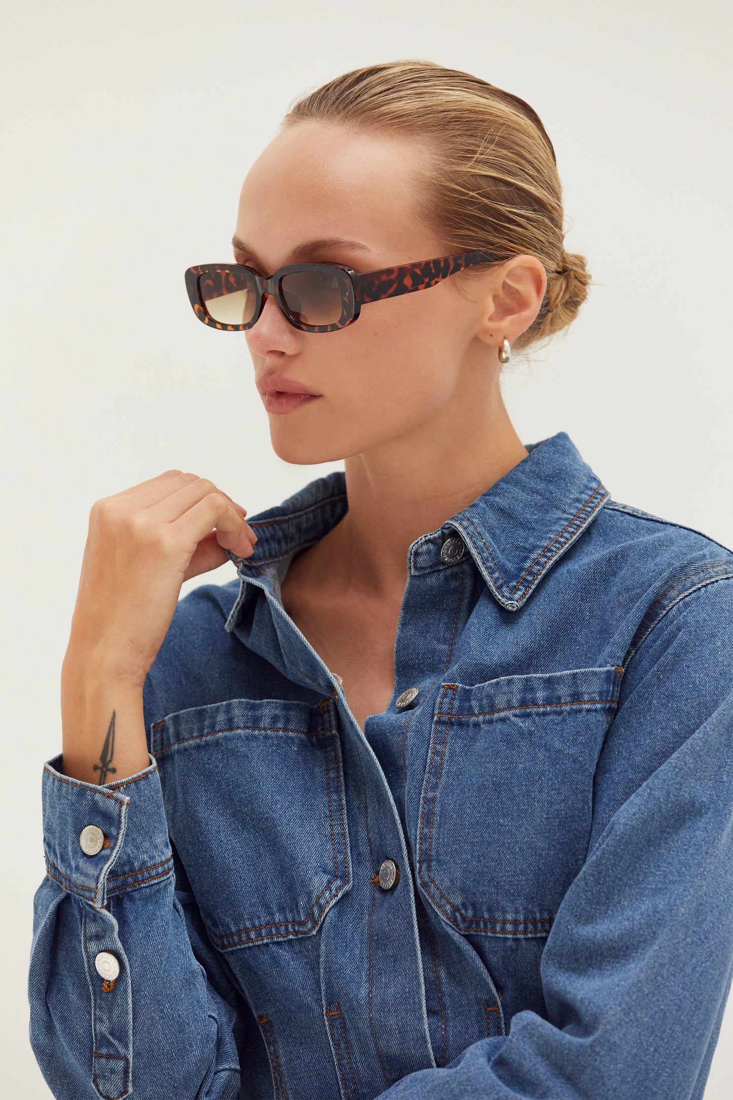 Zae Denim Mini Dress