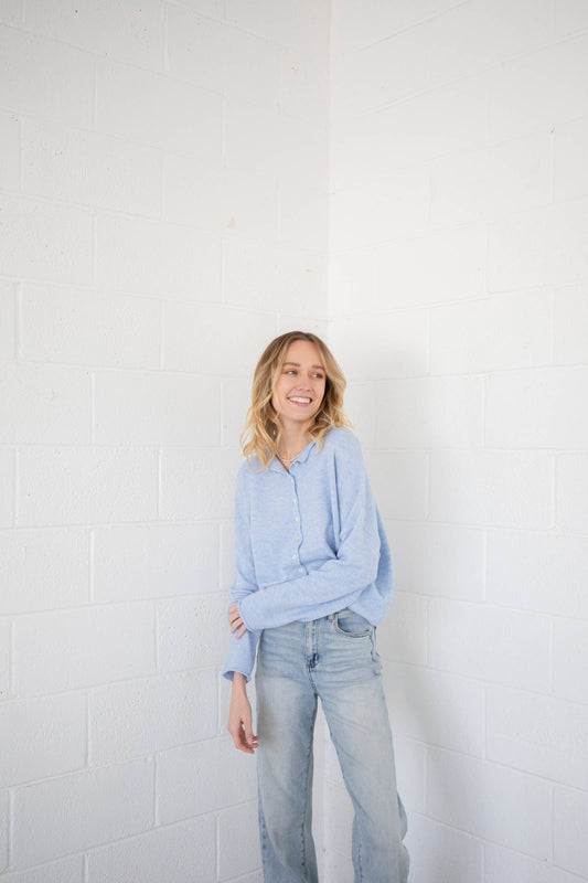 Sky Blue Piper Cardigan