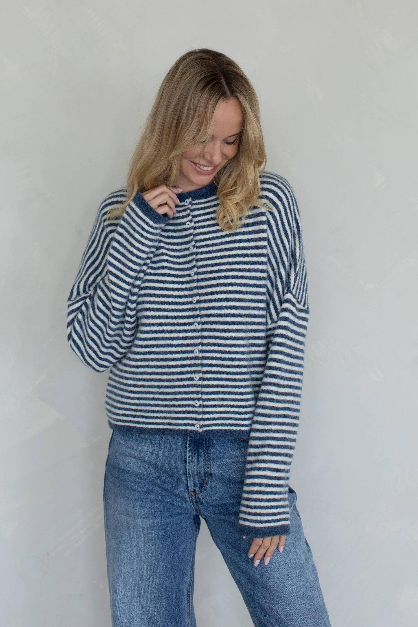 Piper Cardigan - Mini Striped