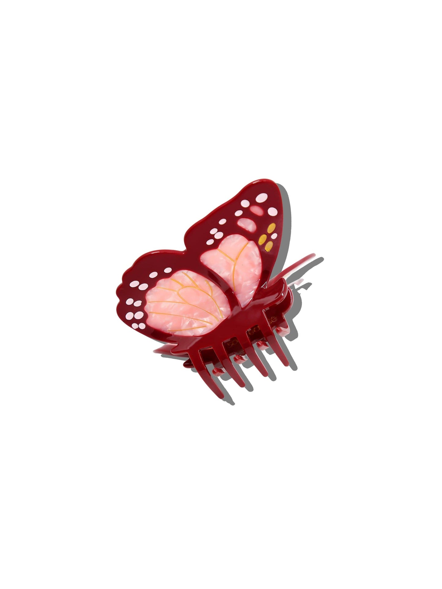 Hand-painted Mini Monarch Butterfly Claw Hair Clip | Eco-Friendly