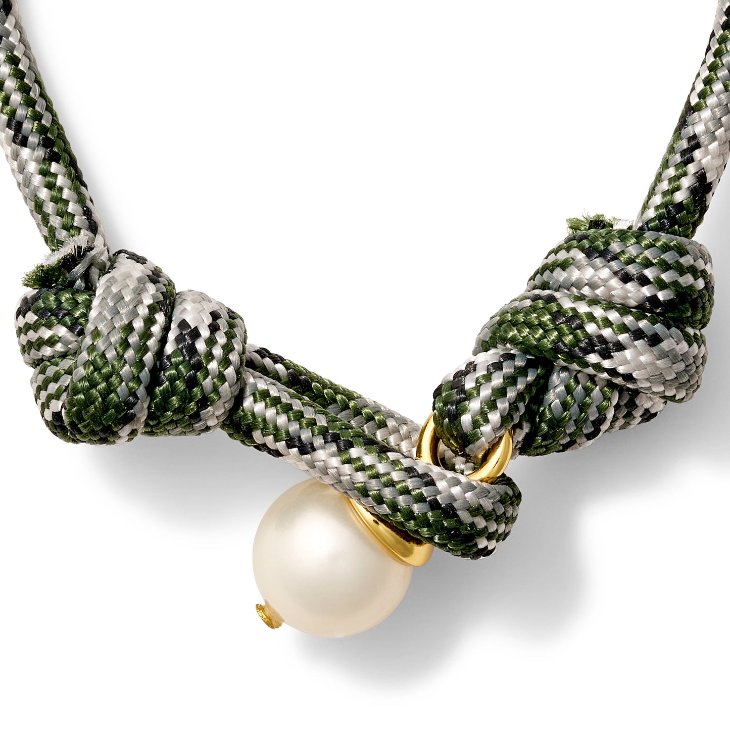 The Paracord + Pebble Pearl Pendant