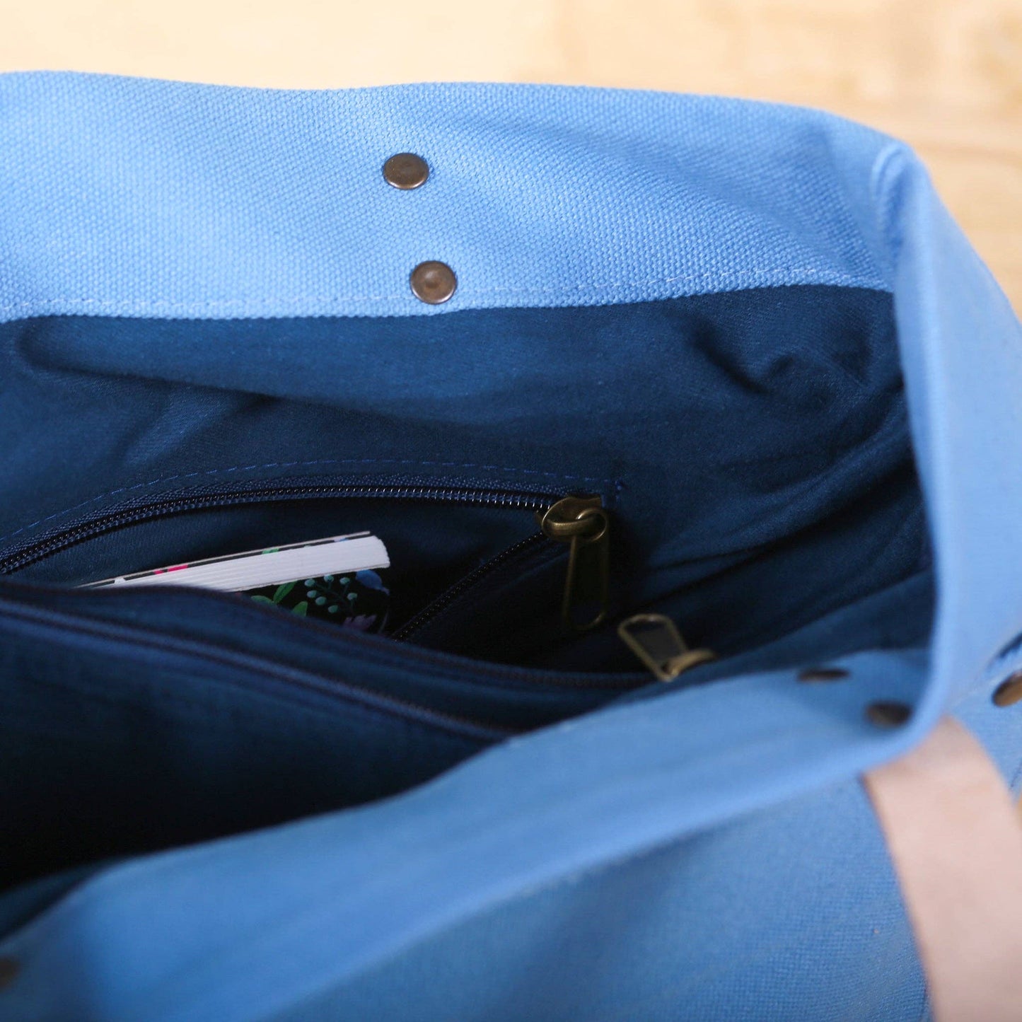 Cape Canvas and Leather Lines Handbag