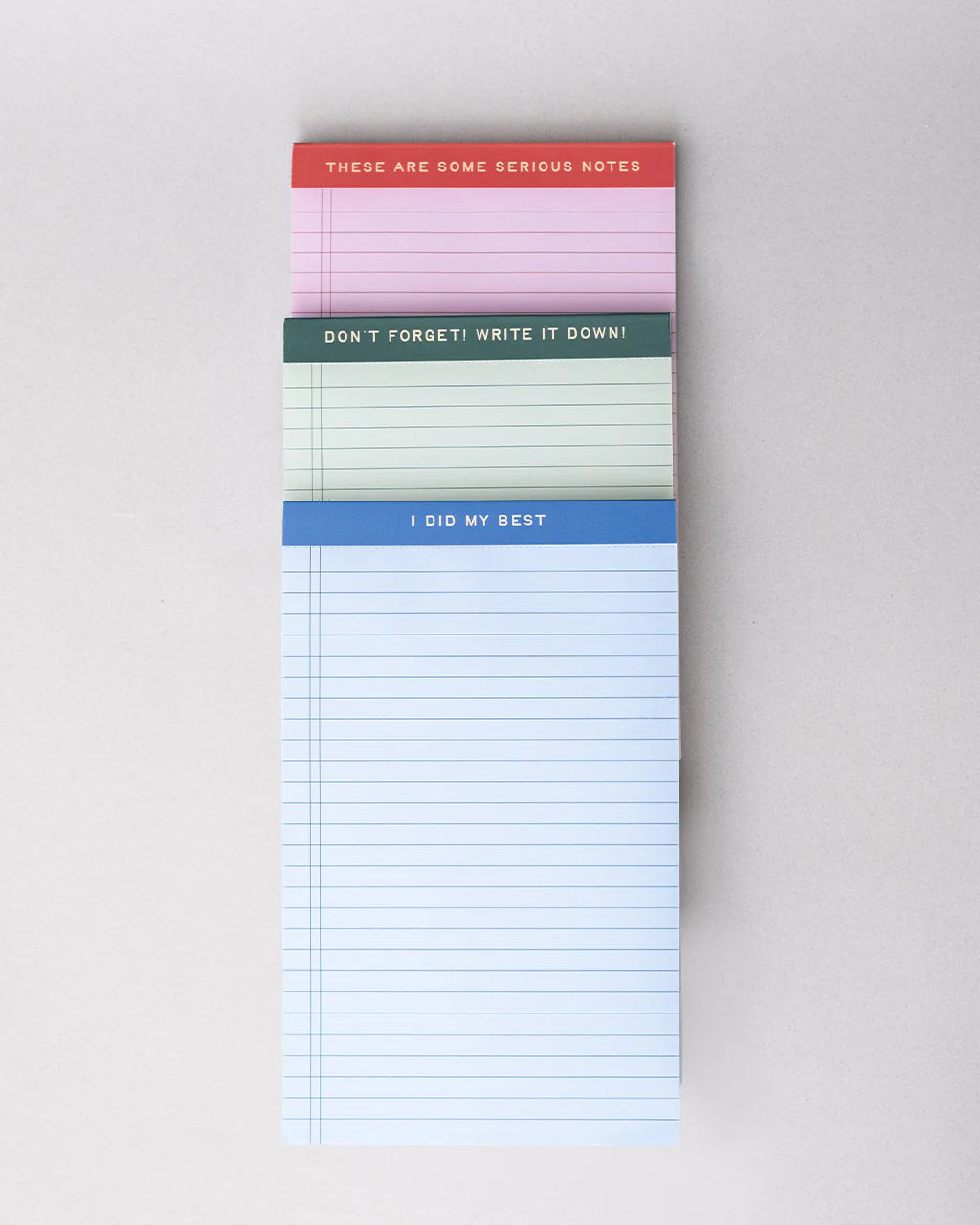 Mini Legal Pad Set - Serious Notes